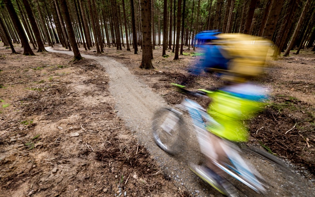 Singletrack v Cyklo Aréně Vysočina